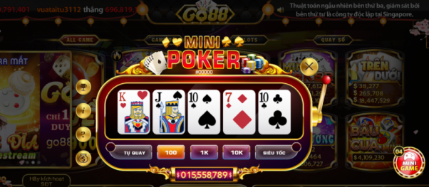 Luật chơi game Mini Poker cơ bản mà bạn nên biết