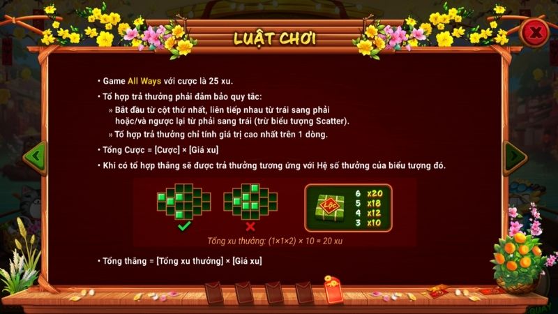 Kiếm tiền ăn Tết với slot game nổ hũ Sắc xuân chợ Tết 