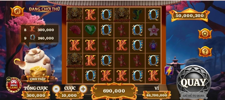 Nắm chắc bí kíp chơi Slot game Mèo tài lộc giúp anh em săn hũ khủng