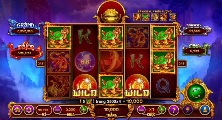 Nổ hũ siêu lớn Slot game Kho báu tứ linh Go88 săn thưởng khủng